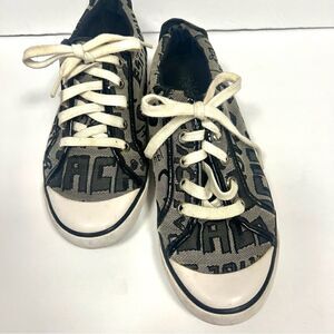 Coach black and white Barrett sneakers.  Size 8